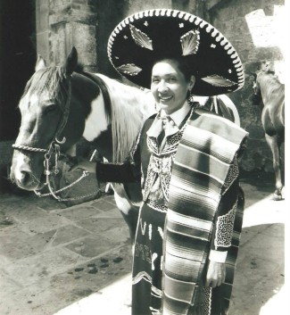 Blanca en caballo