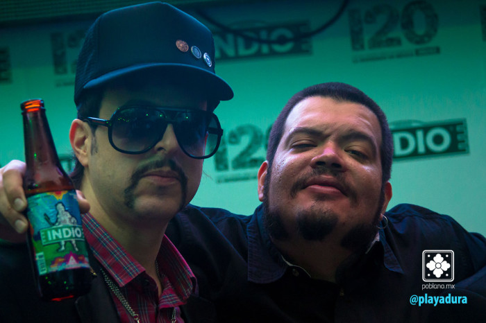 Ulises Lozano y Pato Machete. Foto: @playadura