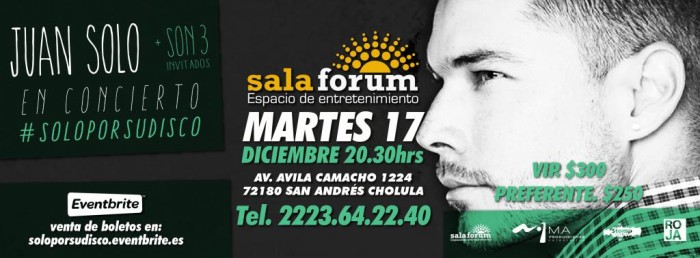 Juan Solo Puebla, Sala Forum