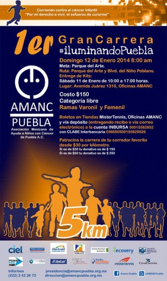 Primer Gran Carrera Iluminando Puebla AMANC