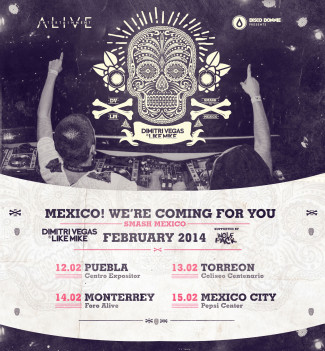 Dimitri Vegas Y Like Mike en Puebla 2014