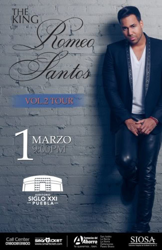 Romeo Santos En Puebla 2014