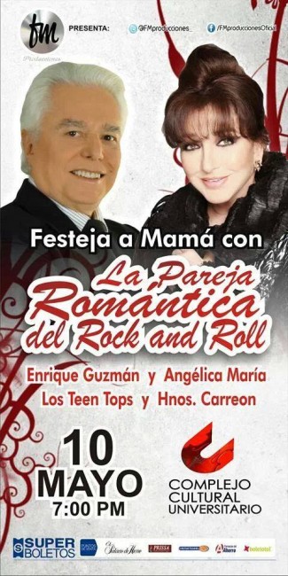 Angélica Maria y Enrique Guzmán Puebla 2014