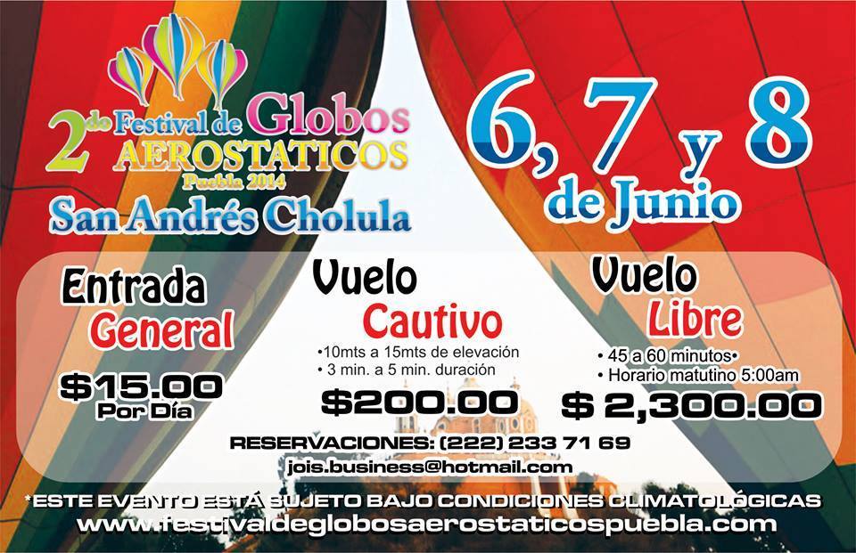 Costo del evento