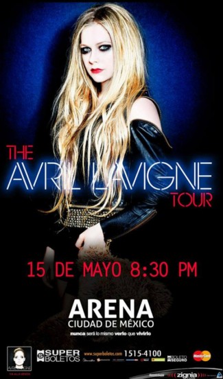Avil Lavigne en México Arena Ciudad de México 2014
