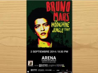 Bruno Mars en México Arena Ciudad de México 2014