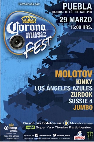 Corona Music Fest 2014 Puebla