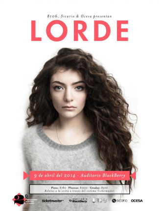 Lorde en México 2014