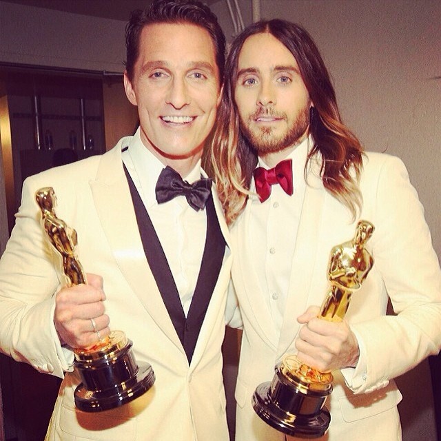 Jared y Matthew Matthew McConaughey y jared leto