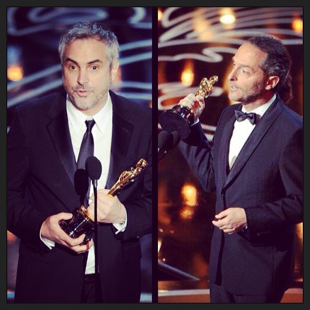 Alfonso Cuarón y Emmanuel Lubezki cuaron y emmanuel