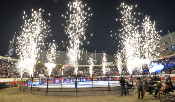 Cuernos Chuecos en la Feria de Puebla