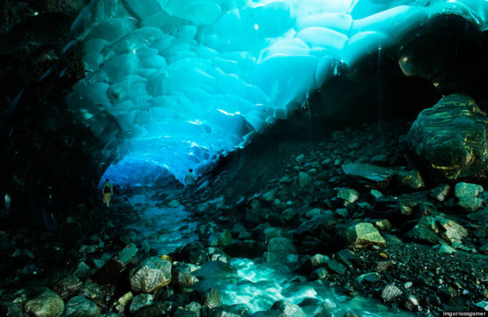cuevas de hielo de Mendenhall en Alaska, Estados Unidos-2