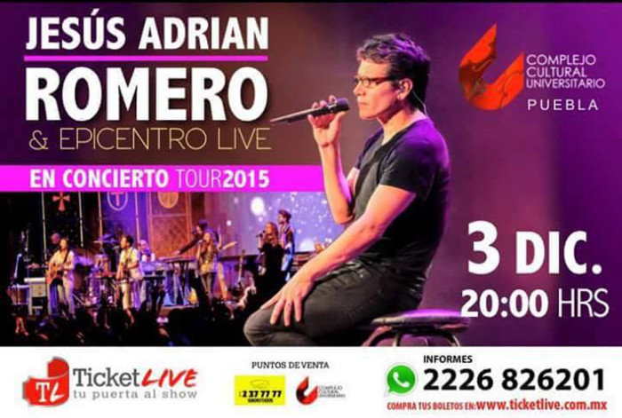 Jesus Adrian Romero en Puebla